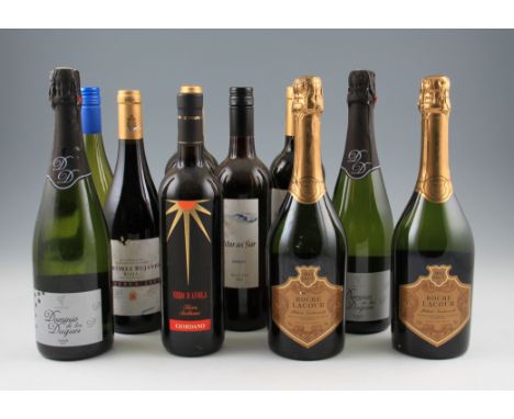 *A selection of Sparkling, Red & White wine. 10 bottles.