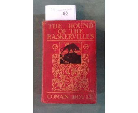 Sir Arthur Conan Doyle: 'The Hound of the Baskervilles' First Edition/First Issue with the incorrect 'you' instead of 'your' 