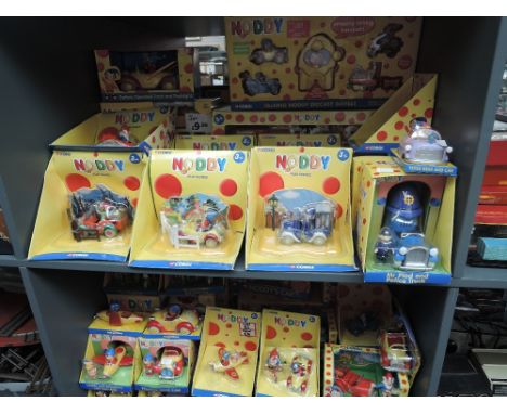 A large collection of modern Corgi plastic and diecast Noddy vehicles, Play Sets and Accessories, all boxed
