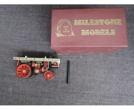 A Limited Edition Milestone Model No1 diecast, Burrel Scenic Showmans Engine 25th Great Dorset Steam Fair, 26/500, boxed