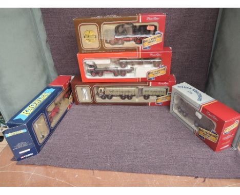 Five Corgi 1:50 scale Limited Edition diecast Road Transport Heritage Sets, CC10103 Silver Roadways Ltd, CC11504 Spiers Road 