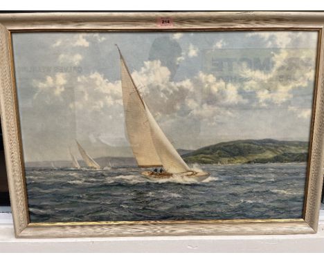 AFTER MONTAGUE DAWSON. BRITISH 1895-1973 Racing Wings. Print 20' x 30'
