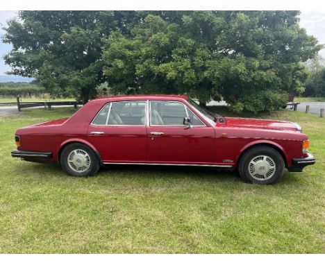 A BENTLEY EIGHT MOTORCAR. 1988 Recorded mileage: 59,600 Registration Number: E865 LYN Chassis No: SCBZEOOA3JCH23073 Engine No