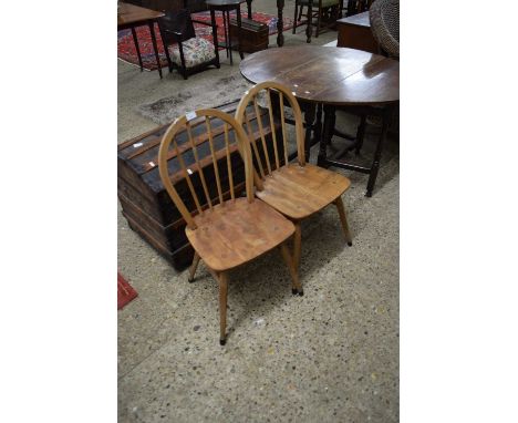 PAIR OF STICK BACK CHAIRS