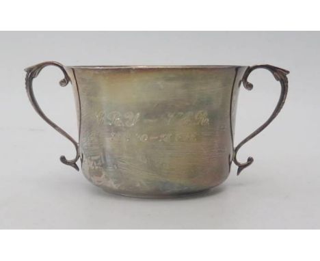 A George V Silver Porringer, Birmingham 1918,William Hutton &amp; Sons Ltd., 217g 