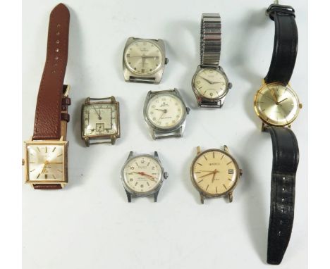 A Selection of Wristwatches including Carronade and Altus (running, others need attention 