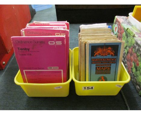 Collection of maps, mostly Ordnance survey