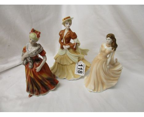 3 figures to include Coalport & Royal Worcester