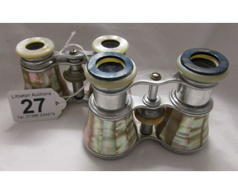 2 sets of Mother-of-pearl opera glasses - Estimate £30 - £50