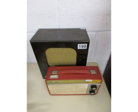 Old speaker and Alba radio