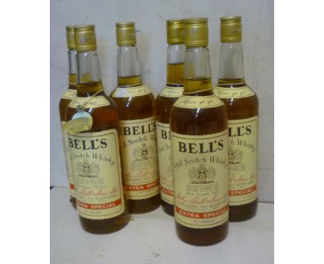 Six bottles Bell's Old Scotch Whisky, levels and seals good (Est. plus 18% premium inc. VAT)