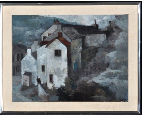 **** Watling(20th Century)"First and Last - Staithes",signed and dated '74; inscribed verso,oil on board,37.5 x 50cms; 14 3/4