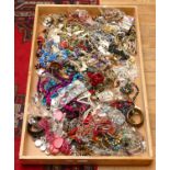 Approximately 10kg of costume jewellery.