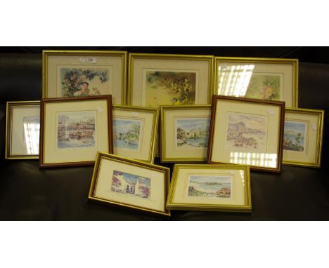 Pictures and prints - a Robin Gibbard limited edition ornithological print, Autumn Feast, pencil signed and numbered; others 
