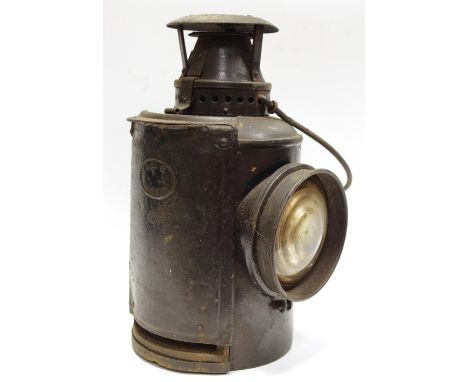 A LMS Adlake Non Sweating Lamp L.M.S Railway, embossed in relief L.M.S. Railway