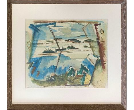 John MARIN (1870 - 1953)Maine Island Print 42 x 50cm