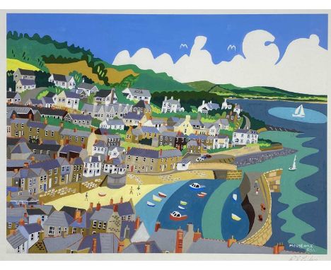 Richard Sidney LODEY (b.1950)'Mousehole' PrintSigned in pencil on the mount32.5 x 42.5cm (sight size)Condition report: Framed