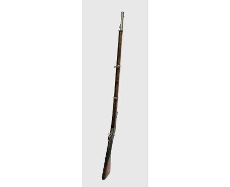 A Swedish, Remington pattern, 0.12mm rifle with rolling block action. Crowned C mark numbered 2739Condition report: All the m