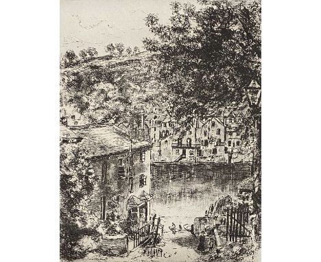 Théodore Casimir ROUSSEL (1847-1926)FoweyEtching 22.5 x 18cm