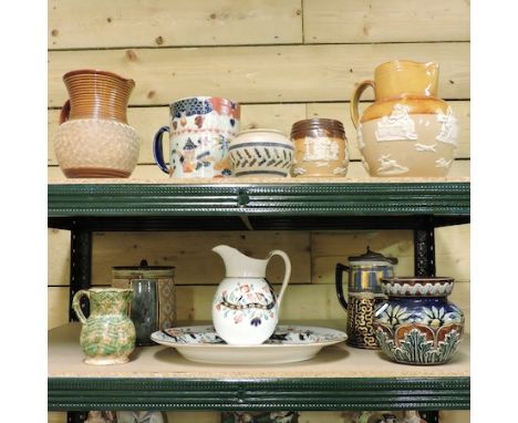 A collection of 19th century and later china, to include Doulton and Worcester