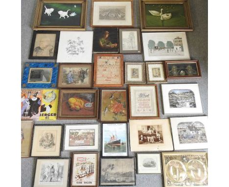 Vincent Haddelsey, 1929-2010, street scene, limited edition print, 43/200, 34 x 51cm, together with others by the same hand, 