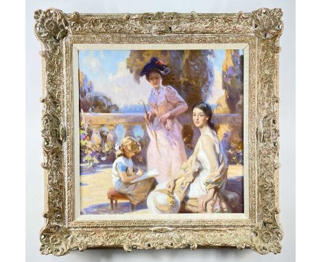 ‡ JOHN RICHARD TOWNSEND (1930-2013) oil on canvas - Mother Portrait, signed, 51 x 51cms
Provenance: Priory Gallery Bishop's C