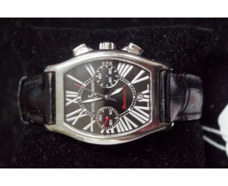 A Ulysse Nardin Michel Angelo stainless steel chronograph automatic wristwatch,&nbsp;38mm, ref: 563-62. 