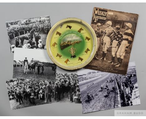 Lester Piggott signed photograph of the 1968 Derby win on Sir Ivor,
large 12 by 16in. b&amp;w signed in black marker pen (wit