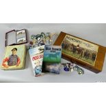 A miscellany of horse racing collectibles, comprising: seven books on Australian/NZ Racing including