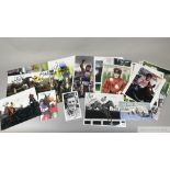 Collection of signed photographs of famous National Hunt moments and stars,