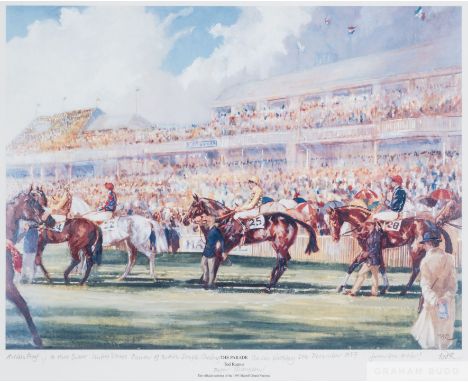 Tod Ramos (born 1956)
THE PARADE FOR THE 1993 [VOID] GRAND NATIONAL
an artist's proof print, signed TOOR by the artist and in