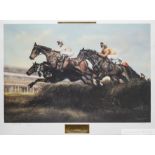 Limited edition prints signed by the Grand National winning jockeys Bob Champion & Brendan Powell