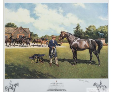 Terence Cuneo (British, 1907-1996)
ROYAL STALLION,
signed, limited edition print&nbsp; "To Commemorate the Centenary of the T