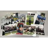 Collection of signed photographs of famous National Hunt moments and stars,