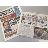 The last Sporting Life Derby Day special supplement, published 7th June 1997, 8-page broadsheet, the