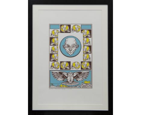 * ALASDAIR GRAY (SCOTTISH 1934 - 2019), FROM AN EASTERN EMPIRE silkscreen on paper, signed, dated 2006 and numbered 27/90 ima