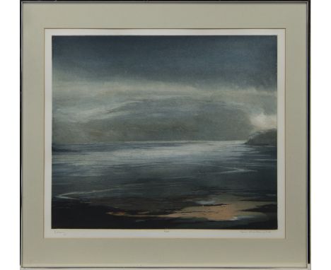 * TOM MACKENZIE (SCOTTISH 1947 - 2018), ESTUARY limited edition print on paper, signed, titled and numbered 4/40 image size 4