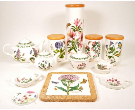 Portmeirion - The Botanical Garden - A collection of oven to table ceramic dinner / tableware. Comprising of kitchen storage 