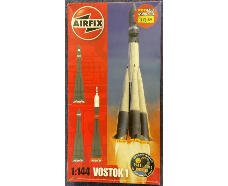 Vostok 1 The First Man in Space Plastic Model Kit (Scale 1:144) by Airfix 2011 (50th Anniversary) outer box has been opened c