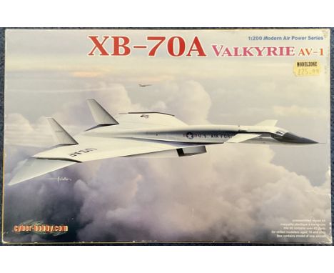 XB 70A Valkyrie AV 1 Plastic Model Kit (Scale 1:200) by Cyber Hobby 2011 unopened and still in the original packaging, good c