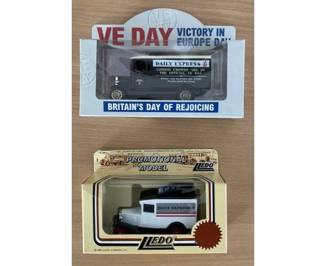 2 x Eddie Stobart Die Cast Models by Corgi Mattel Inc 1994, 1996, Includes Ford Transit Van (Eddie Stobart Livery) 1994, Spec