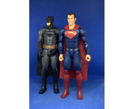 Superman &amp; Batman Collectible Action Figure 12" inch Mattel 2016 DLN32 DC Comics. NJO Original Packaging. God Condition. 