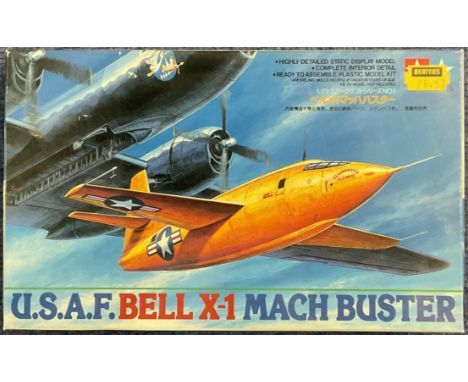 U.S.A.F. Bell X 1 Mach Buster Plastic Model Kit (Scale 1:200) by Tamiya 1991 outer box has been opened but contents are still