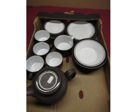 Hornsea Contrast 19 piece part tea service 