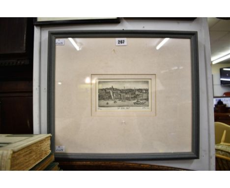 A Peter Cole print of St Peter Port.