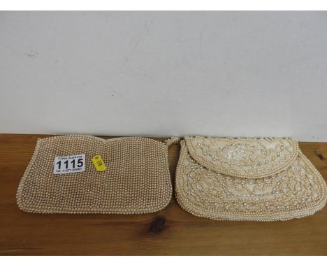 2x Vintage Beaded Purses 