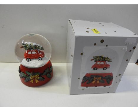 Boxed Festive Musical Snow Globe 