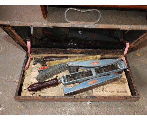 Tin and Contents - Vintage Tools 