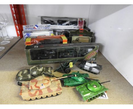 Quantity of Model Army Vehicles 