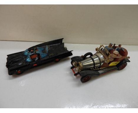 Corgi Chitty Chitty Bang Bang and Toy Bat Mobile 